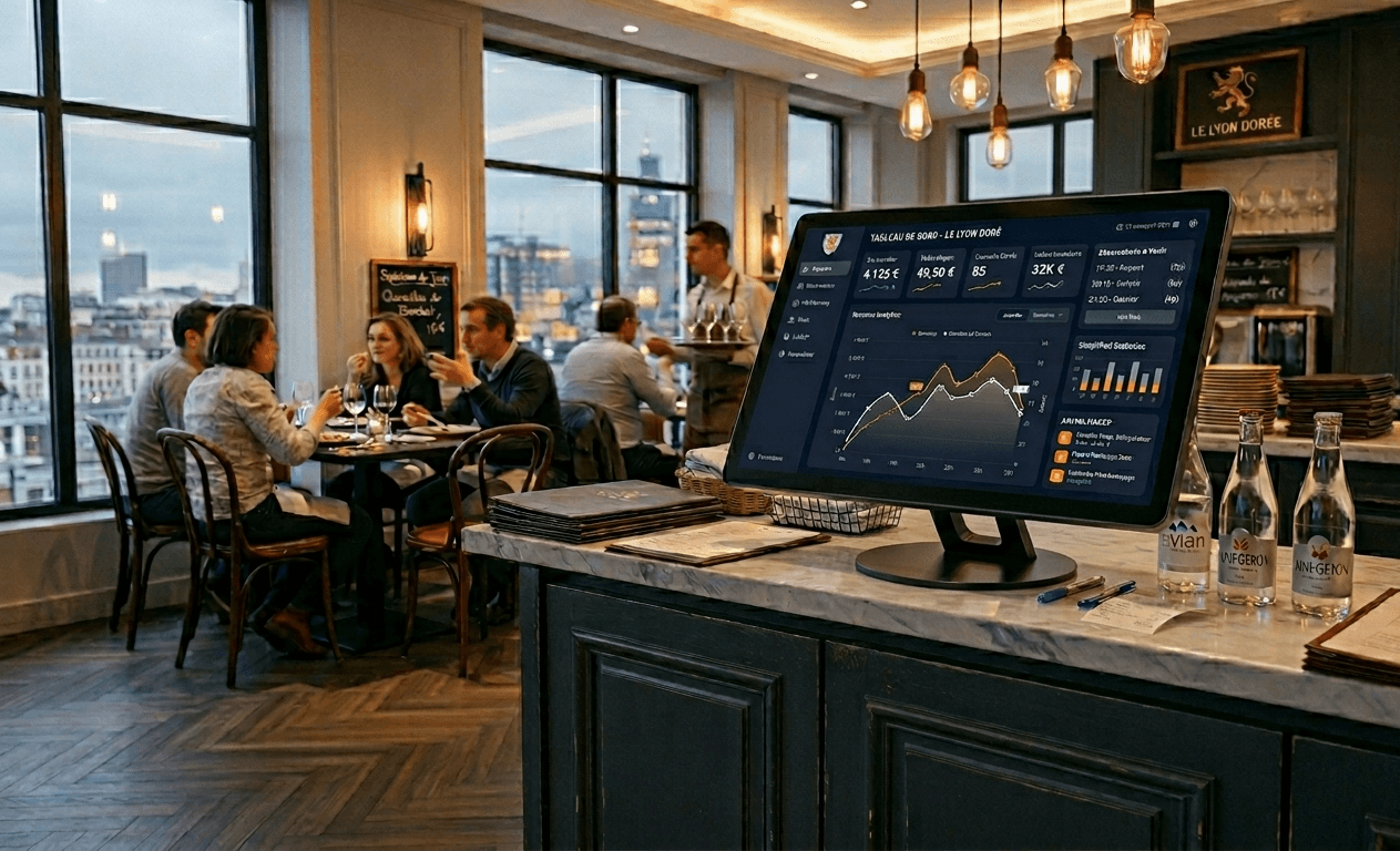 Restaurant en service