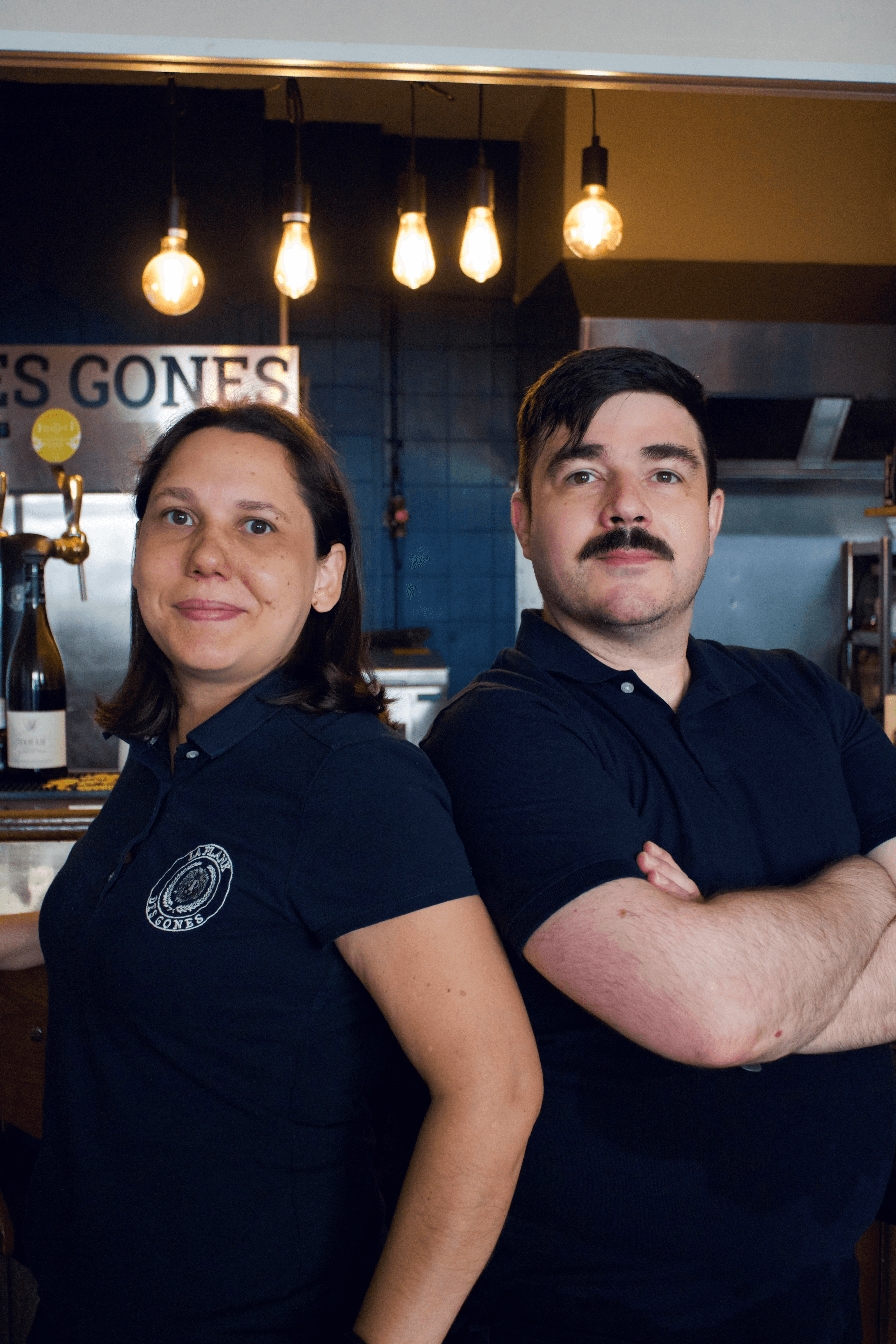 Les deux co-fondateurs de Logones